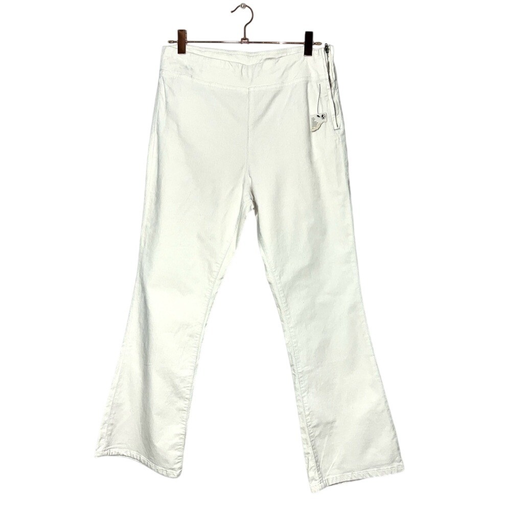 NWT Free People In My‎ Feelings Velvet Crop Slim Flare Pants Medium
